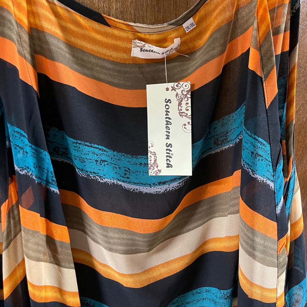 Southern Stitch drape front vest. NWT 2x